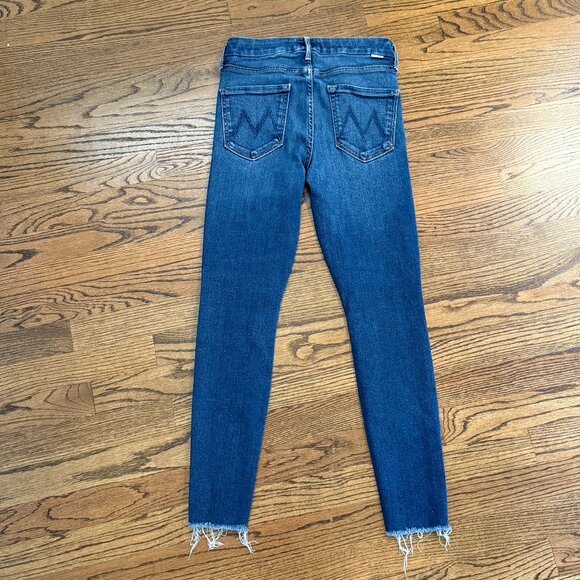 MOTHER The Looker Ankle Fray Jeans in Home Movies Size 26 - Picture 4 of 9